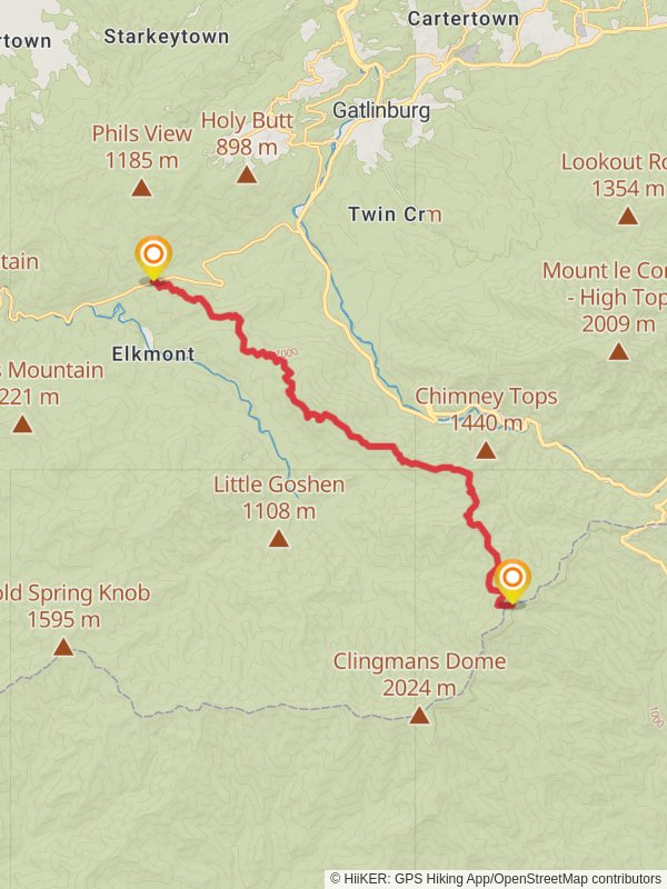 Sugarland Mountain via Sugartree Mountain Trail