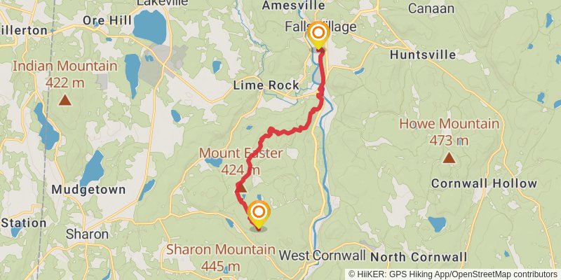 Appalachian Trail stage 146 Map