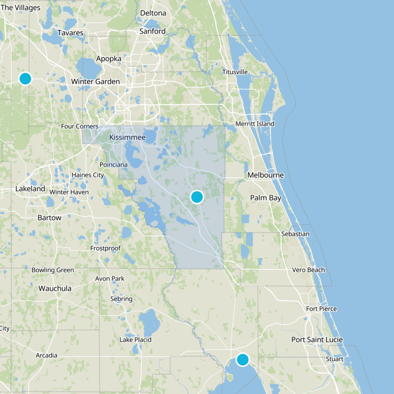 Osceola County Static Map