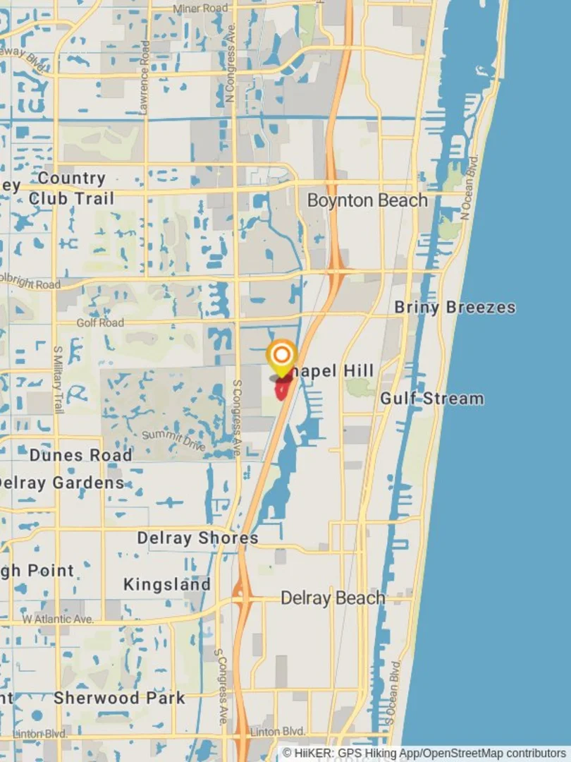 An image depicting the trail Caloosa Park Loop and its surrounding area.