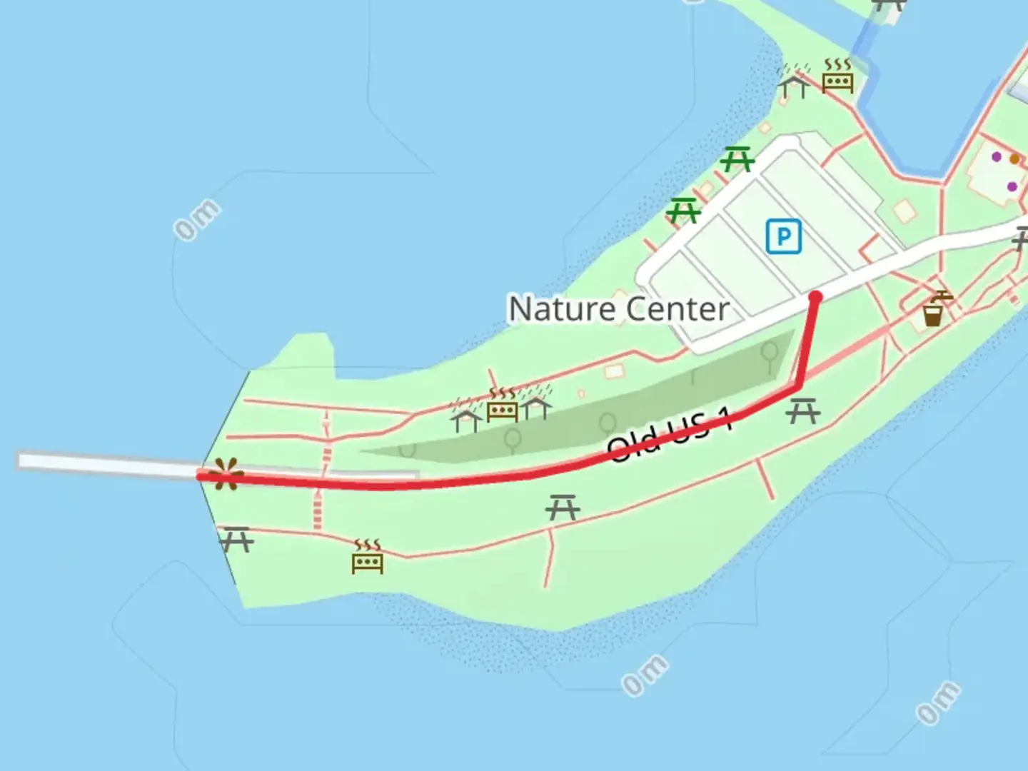 An image depicting the trail Old Bahia Honda Bridge Trail and its surrounding area.