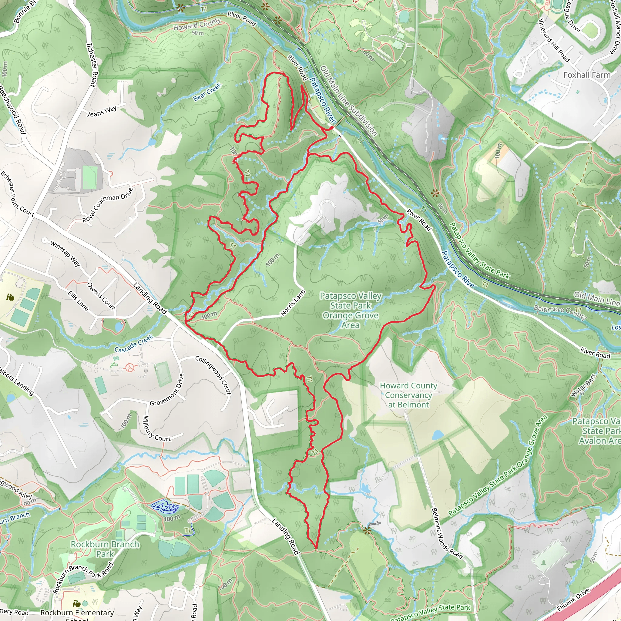 Garrett's Pass, Lewis - Clark and Morning Choice Trail Loop mobile static map