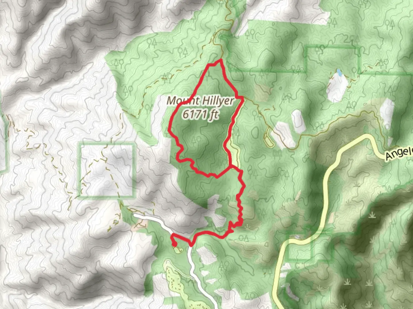 An image depicting the trail Rosenita Saddle Loop and its surrounding area.