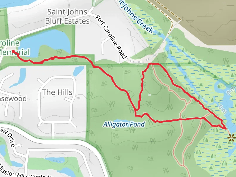 Alligator and Spanish pond Loop