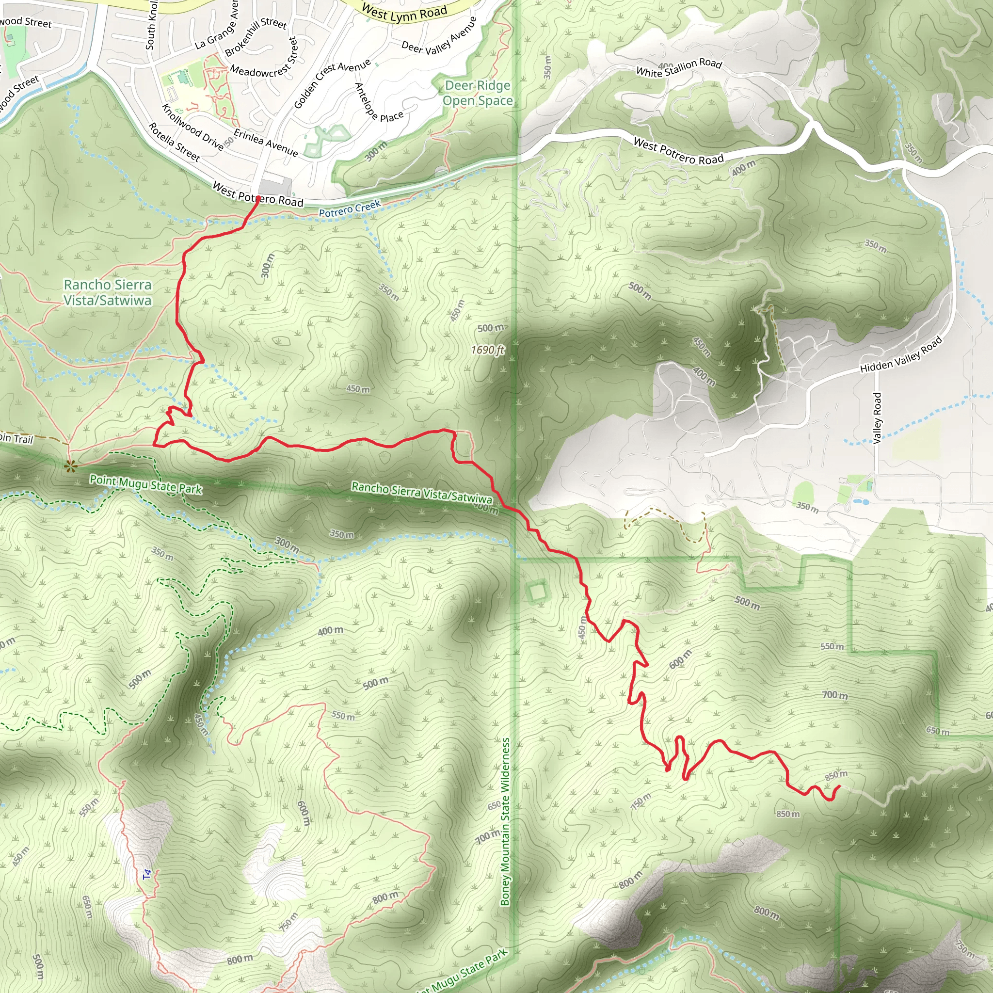 Wendy Tral and Staber Road mobile static map