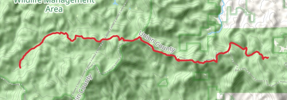 Appalachian Trail - Georgia stage 2 Map