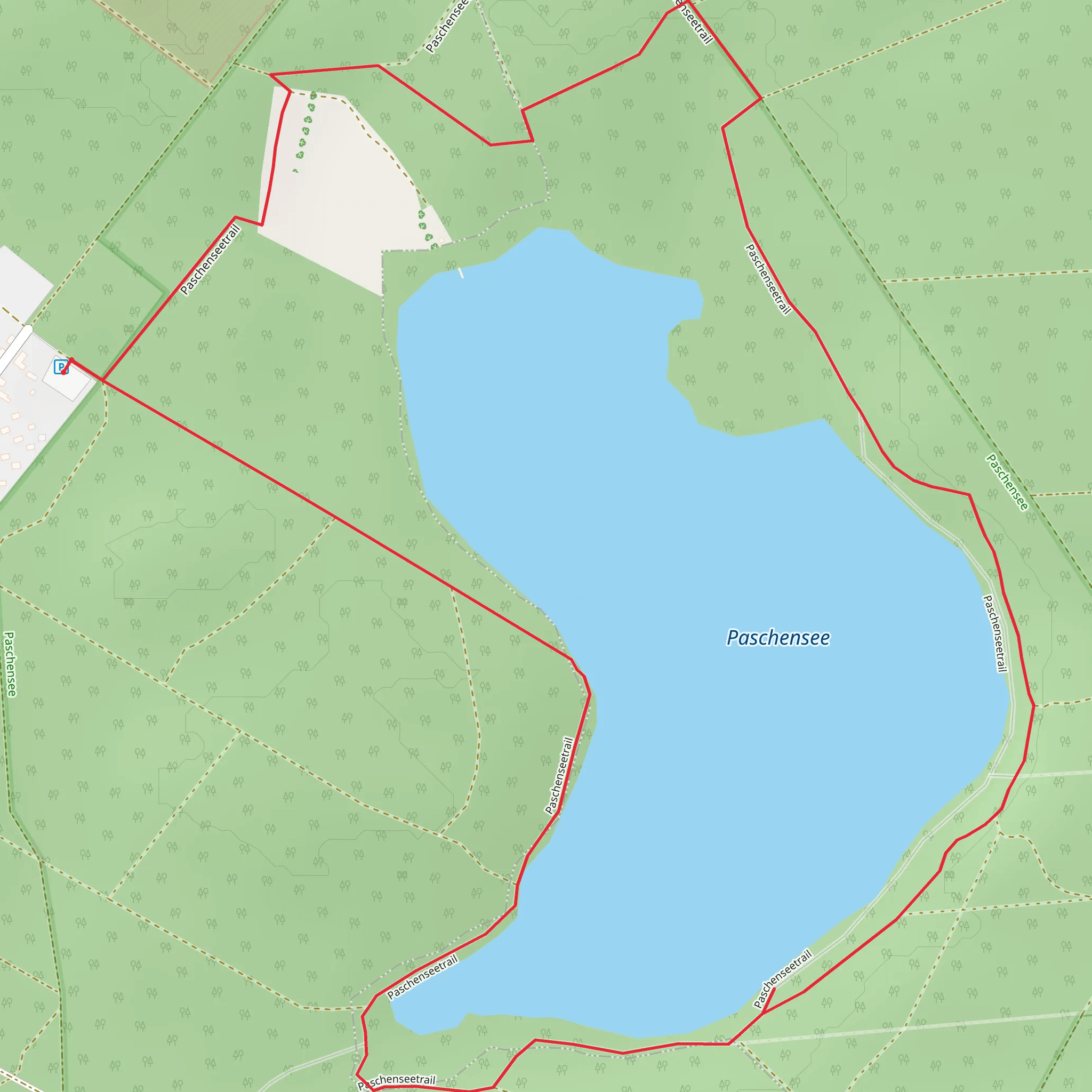 Paschensee Loop mobile static map