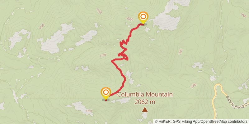 Jungle Hill Trail via Kettle Crest North Trail stage 2 Map