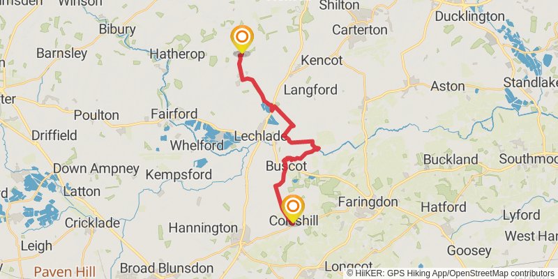 Seven Shires Way stage 16 Map