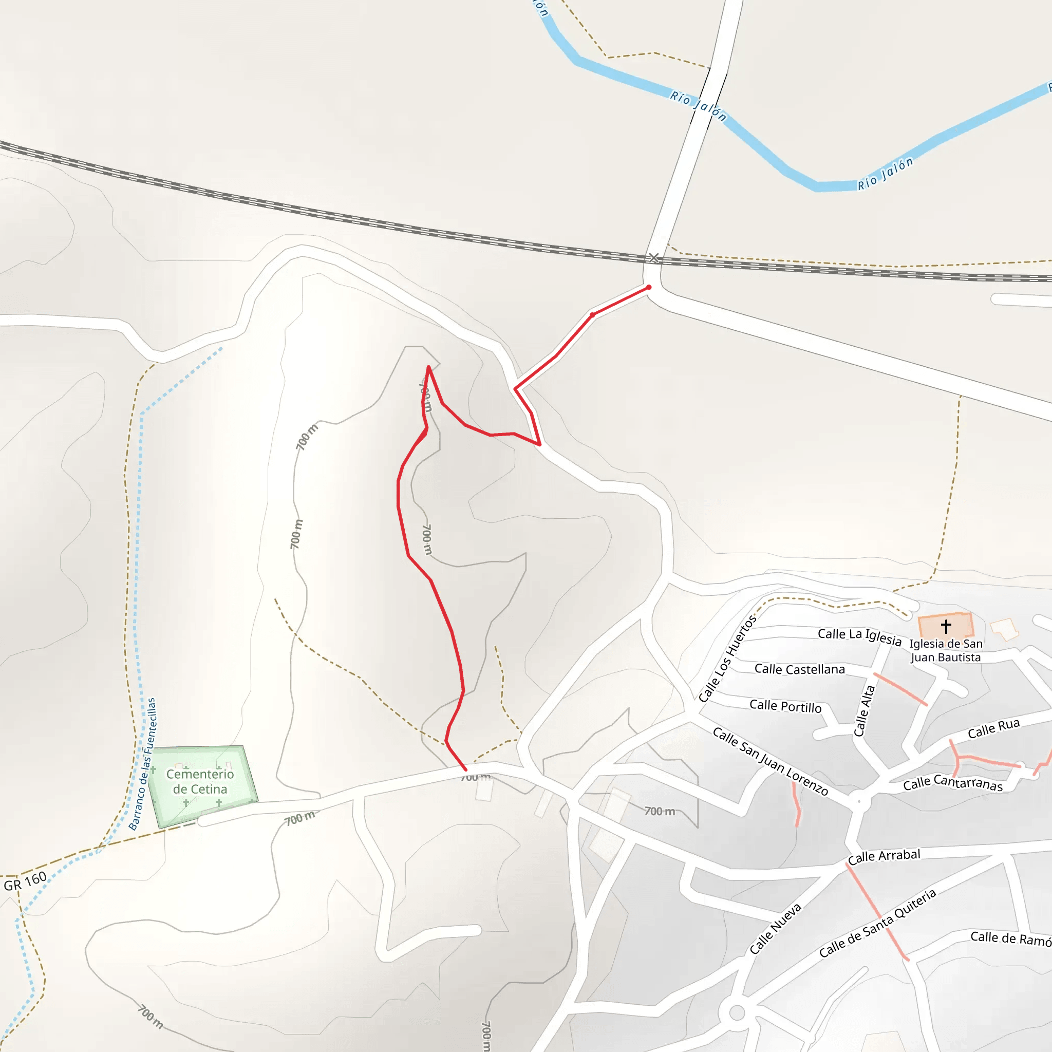 Cetina Calvary Viewpoint SL Z 13 mobile static map