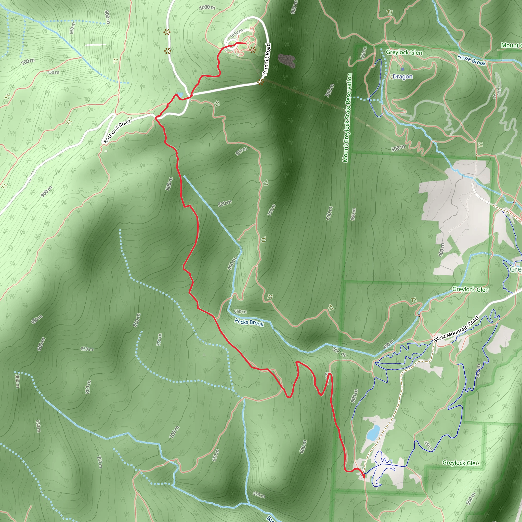 Cheshire Harbor Trail mobile static map