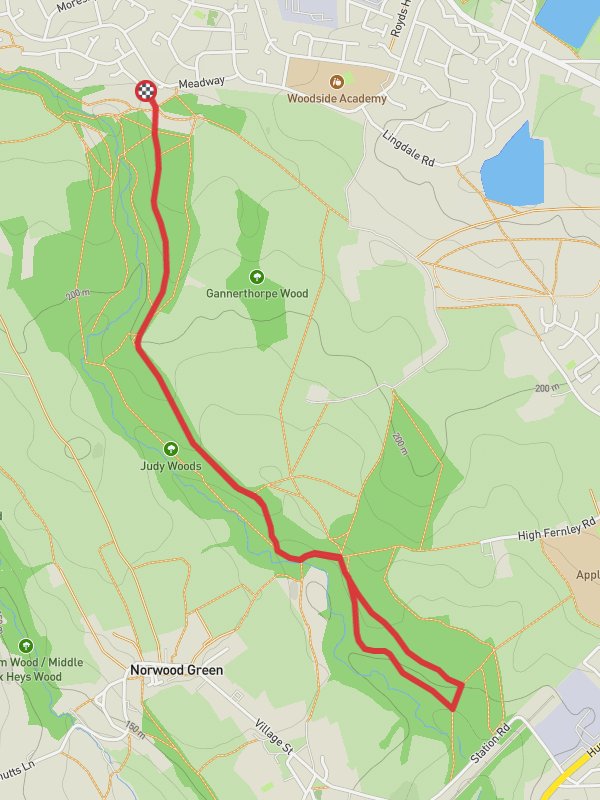 Judy Woods and Low Wood mobile static map