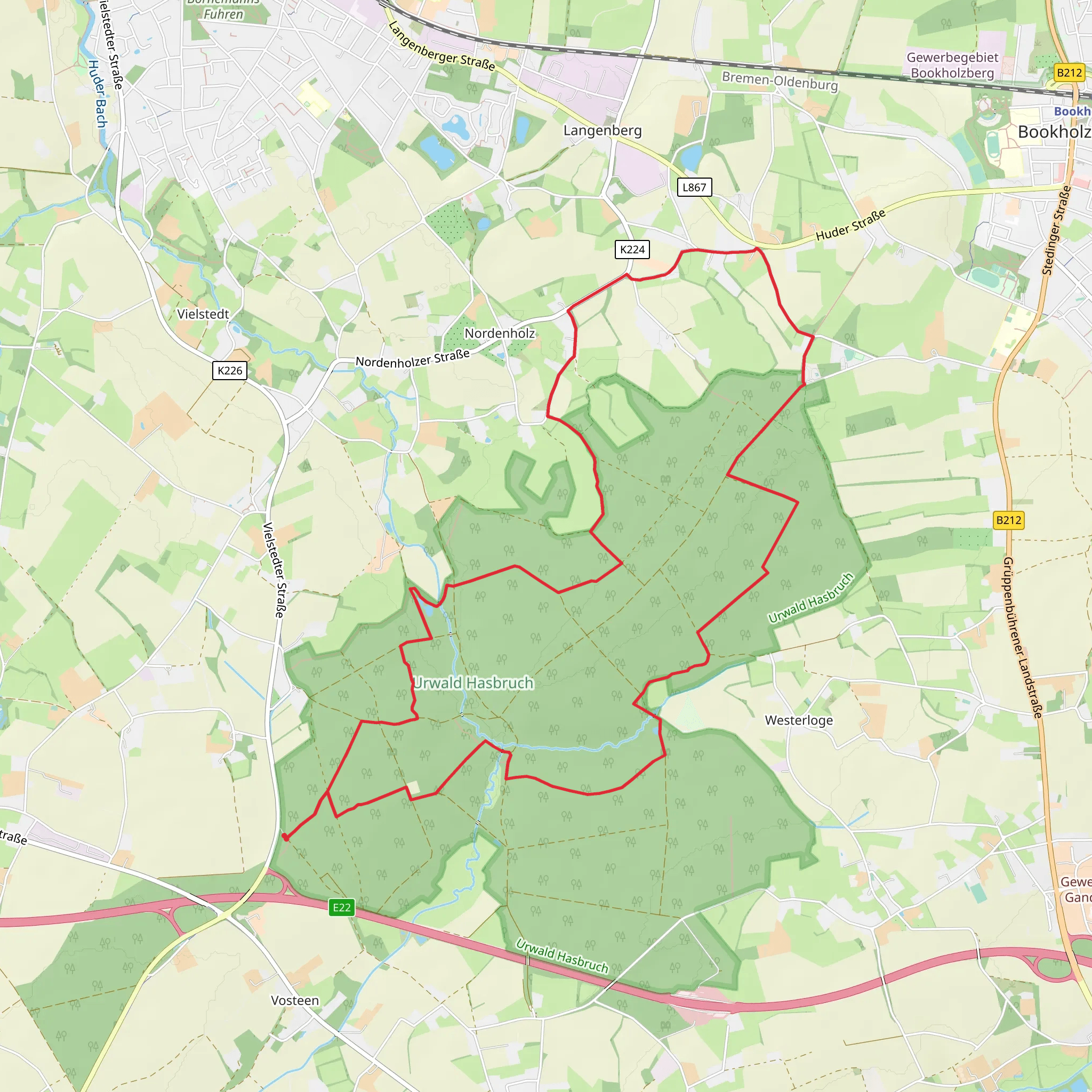 Peterteich and Müllerweg mobile static map