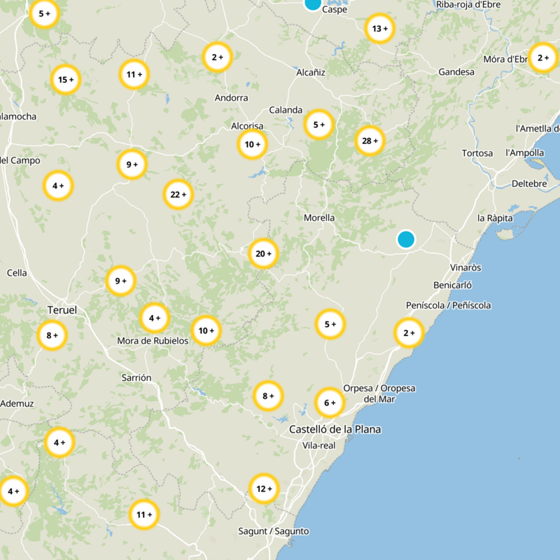 Vilafranca / Villafranca del Cid Static Map
