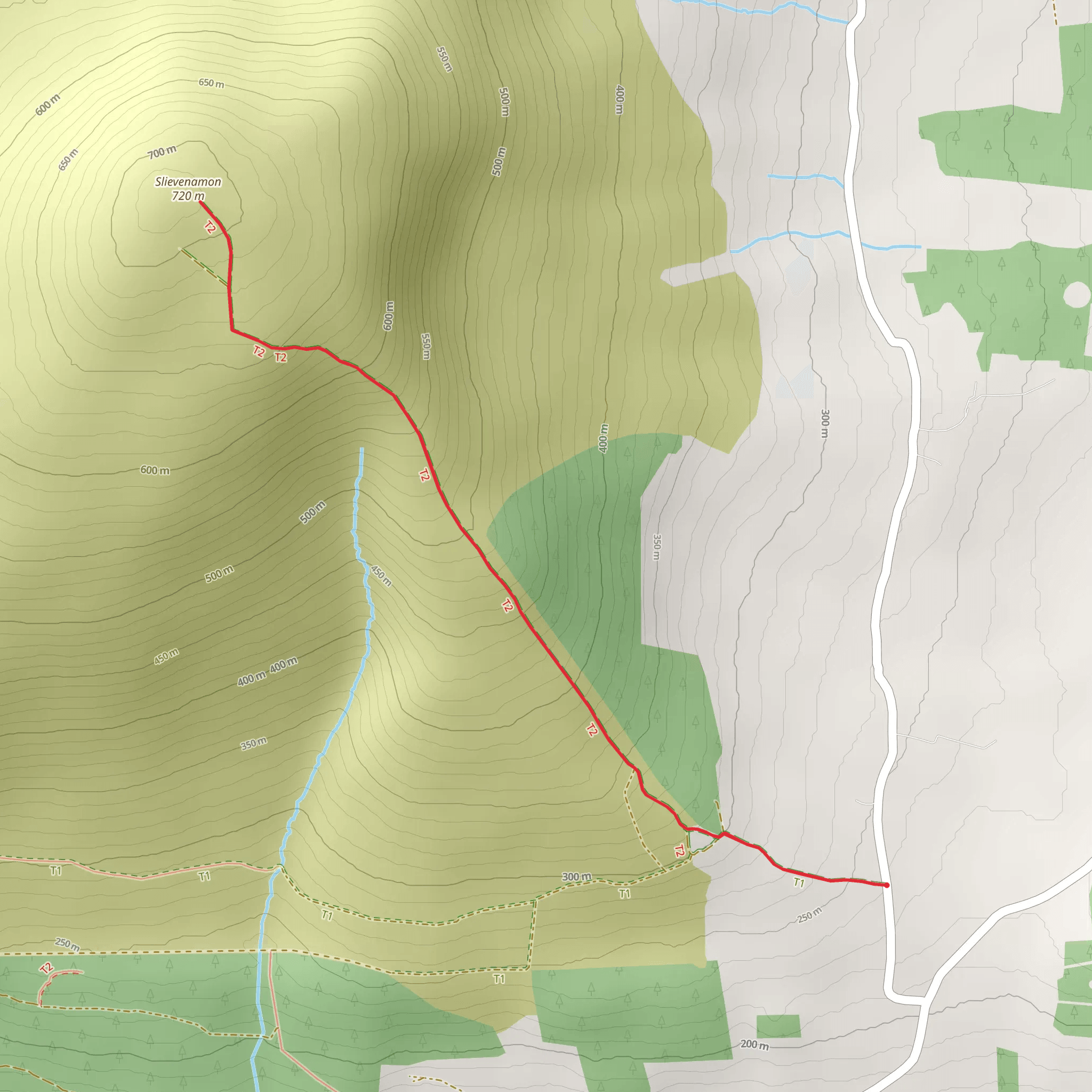 Slievenamon mobile static map