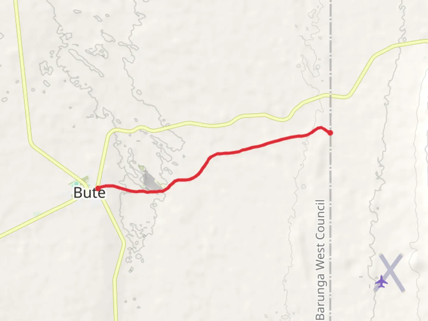 An image depicting the trail Hummocks Trail - Bute and its surrounding area.
