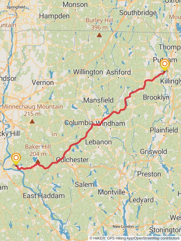 Air Line State Park Trail mobile static map
