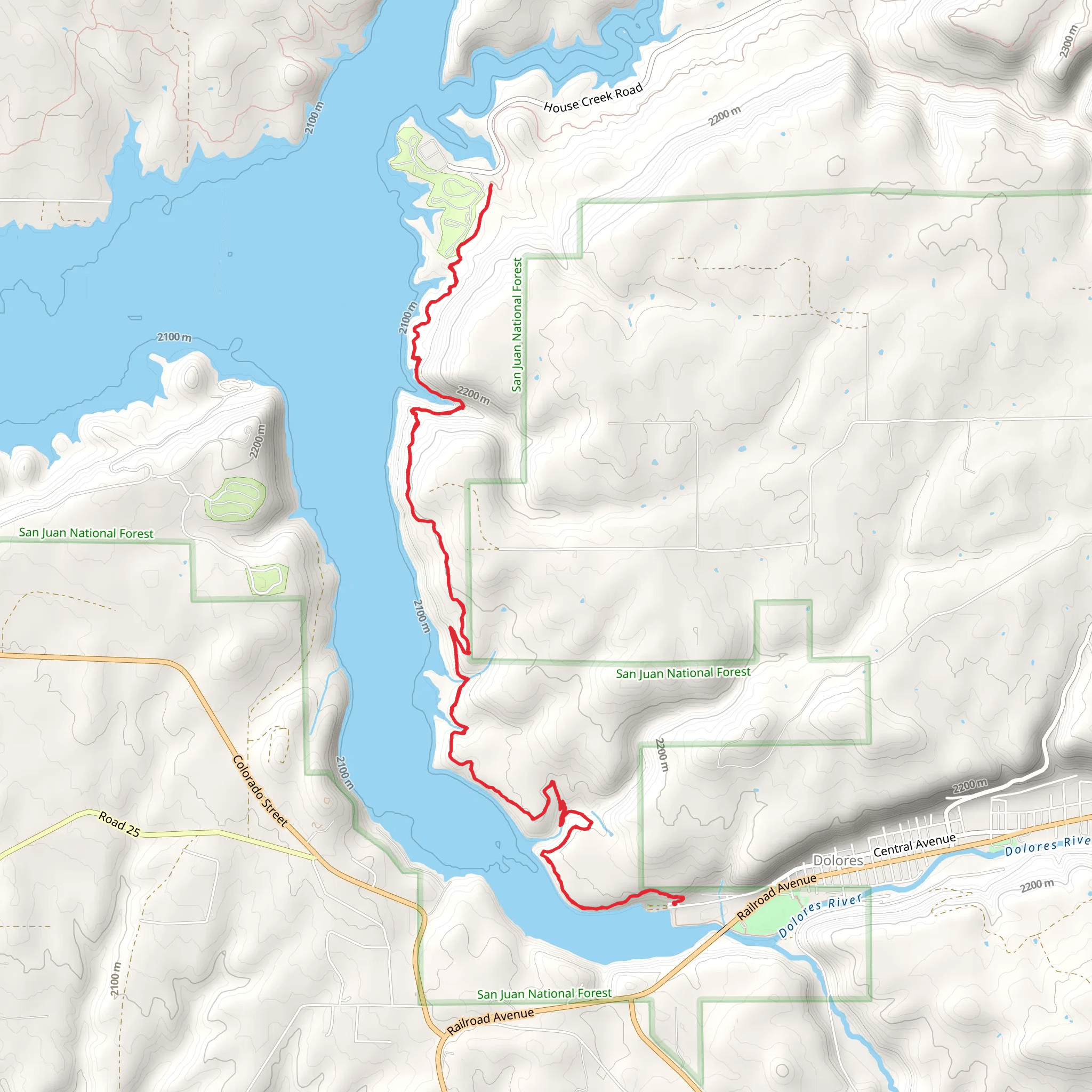 McPhee Overlook Trail - Joe Rowell Park mobile static map