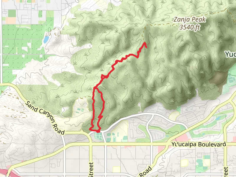 Thunderbird, Crafton Hills Ridge and Three Hawks Loop Trail