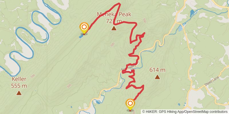 Great Massanutten Loop stage 4 Map