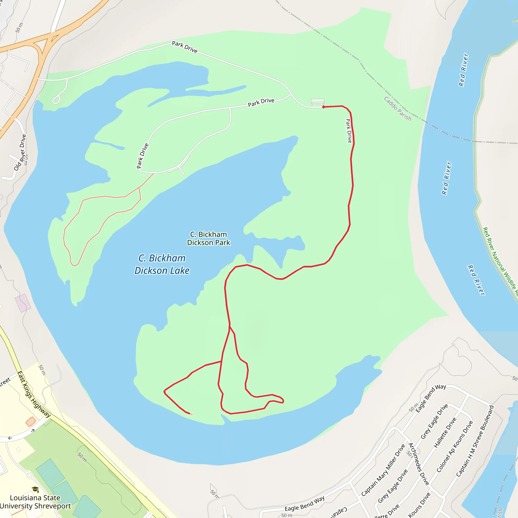 Sunflower Point Loop mobile static map