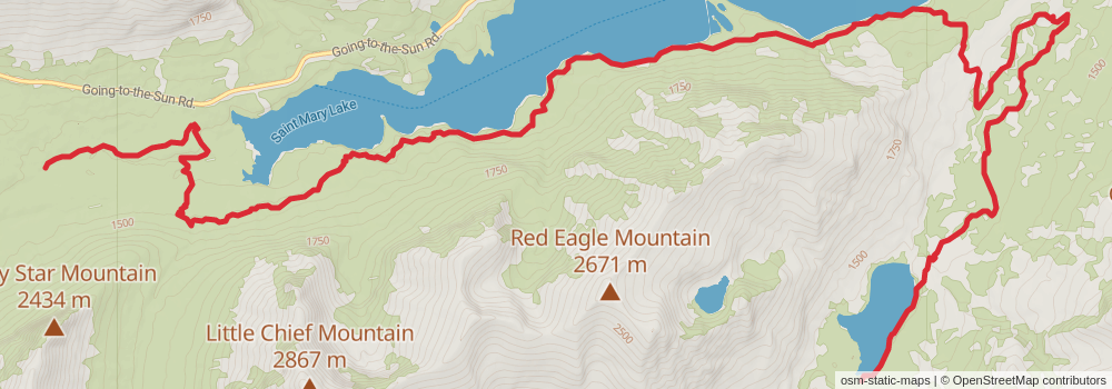 American Perimeter Trail - Rocky Mountains Primary stage 147 Map