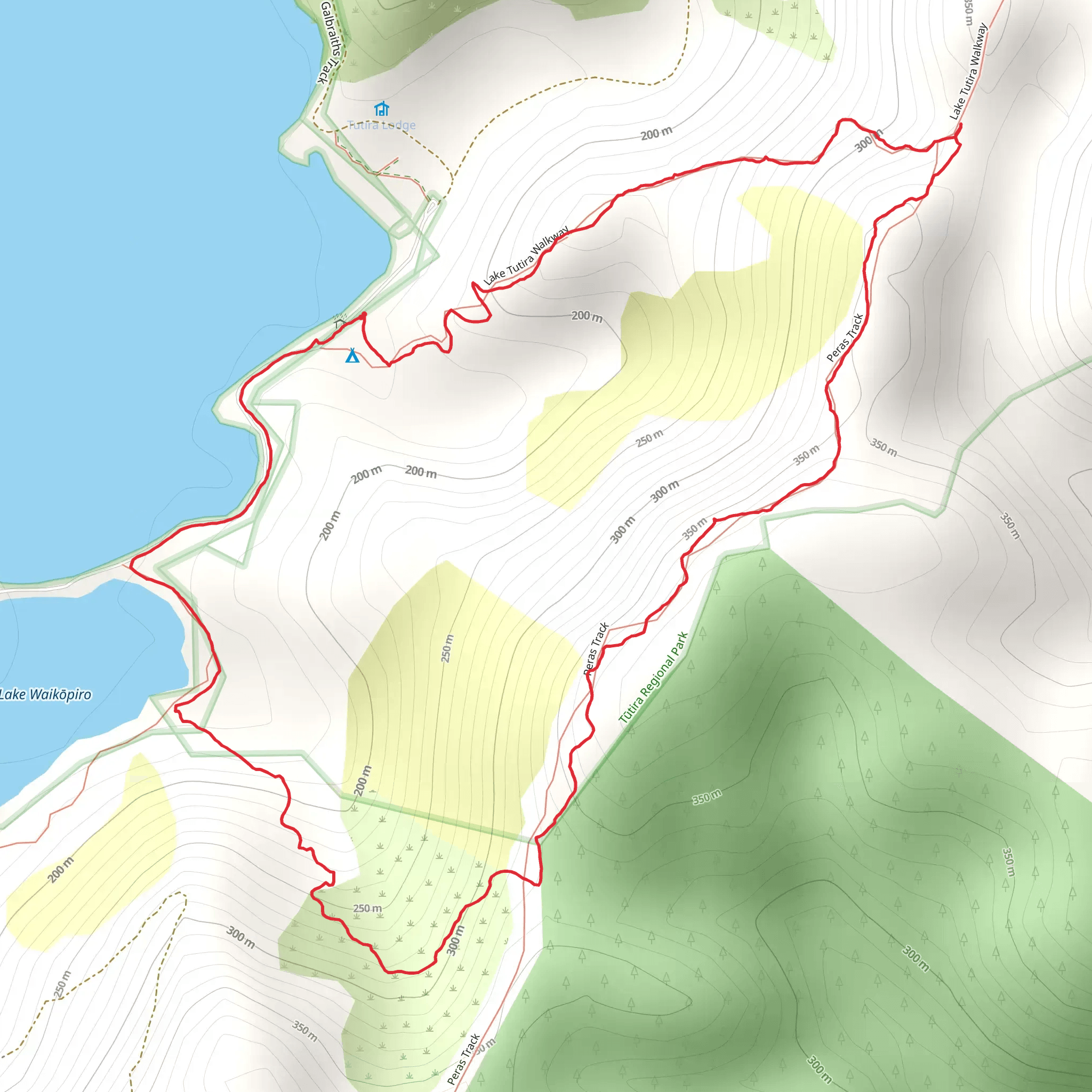 Pera's Track mobile static map