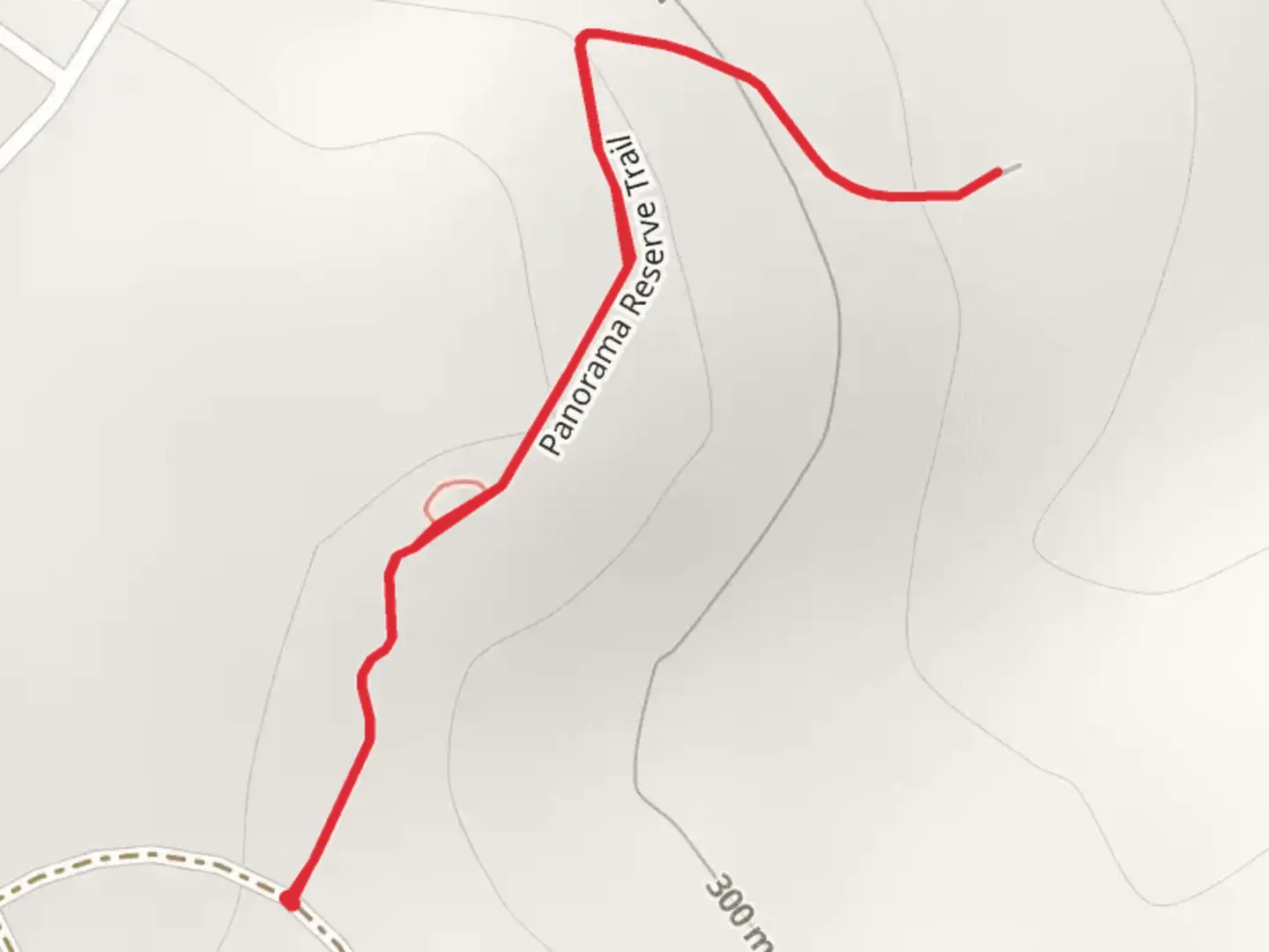 An image depicting the trail Panorama Reserve and its surrounding area.