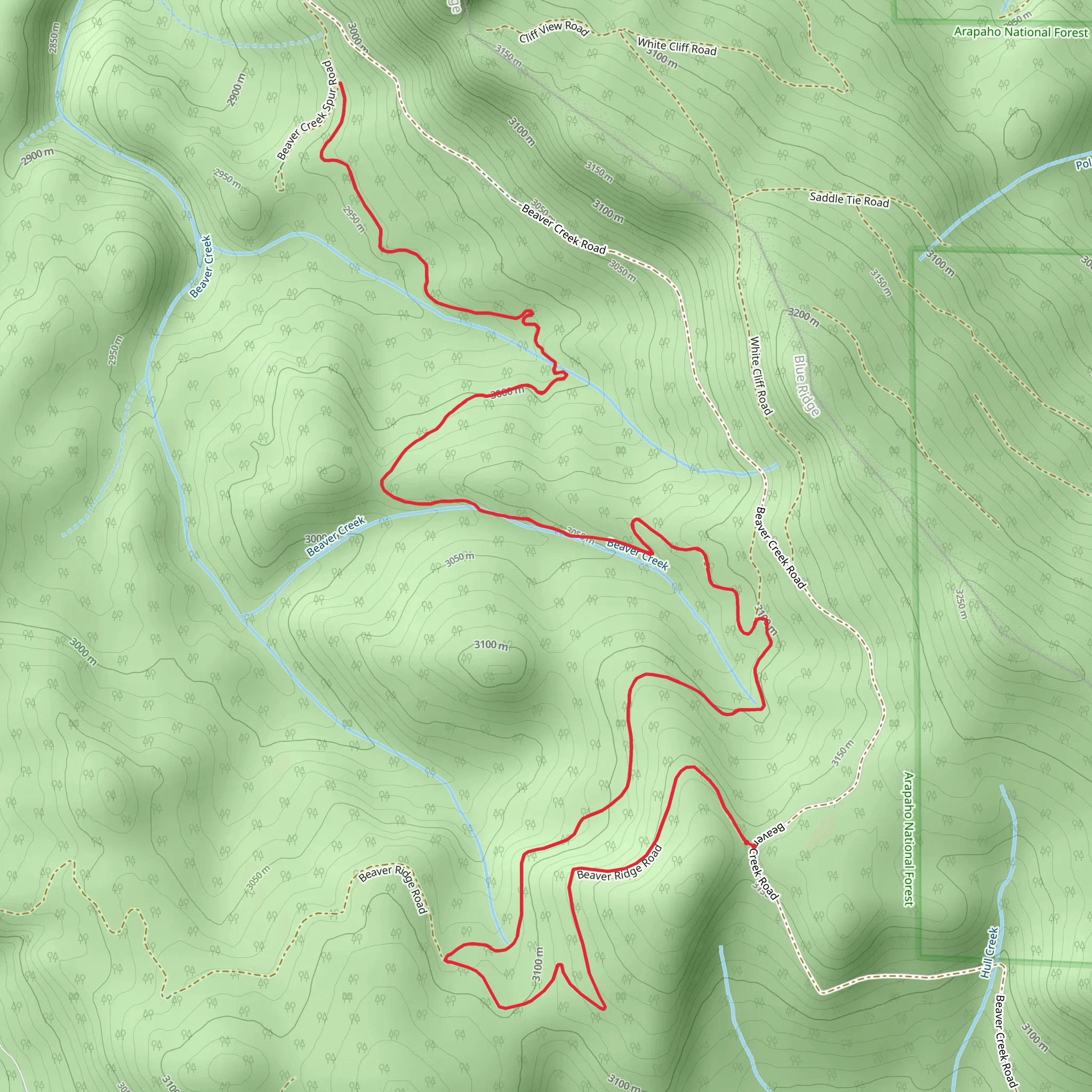 Tim’s Trail mobile static map