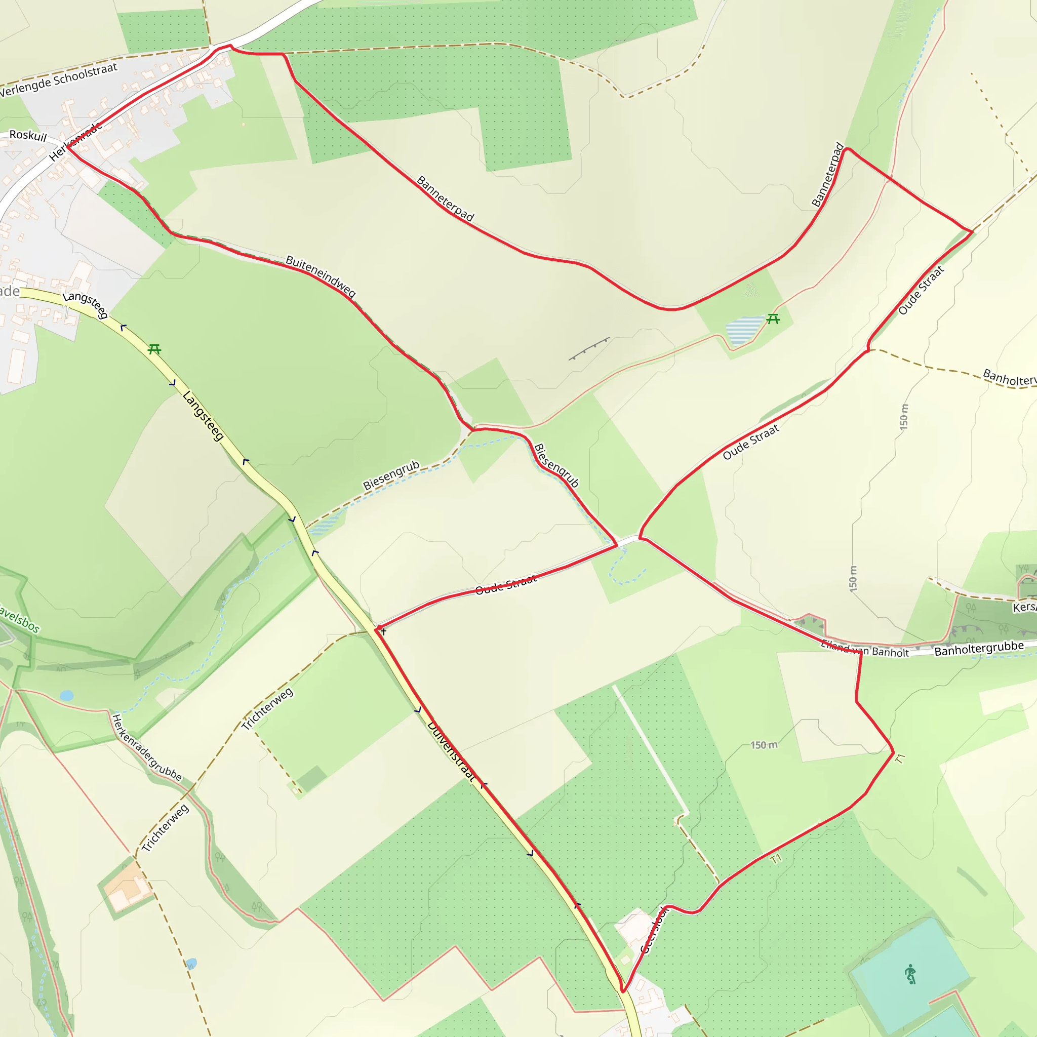 Eijsden - Margraten Sint Geertruid and Mheer Loop mobile static map