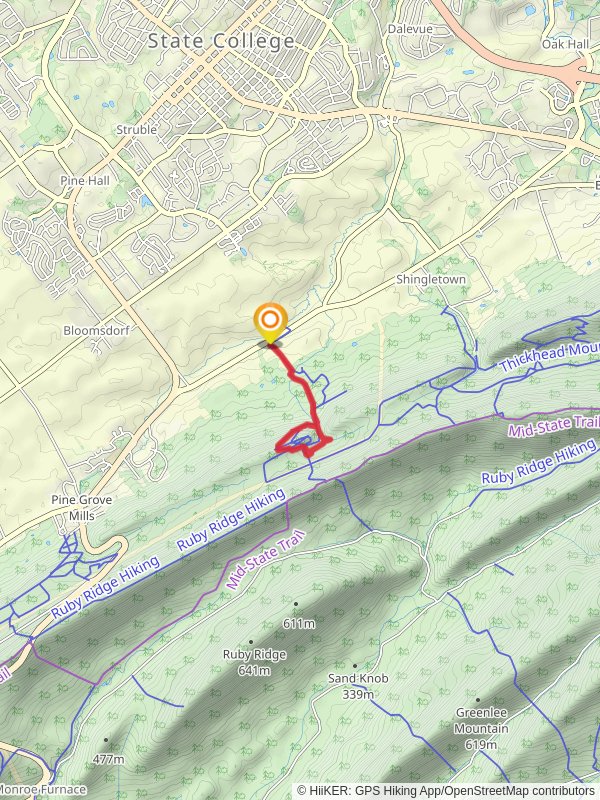 Musser Gap via Ruby Ridge Trail