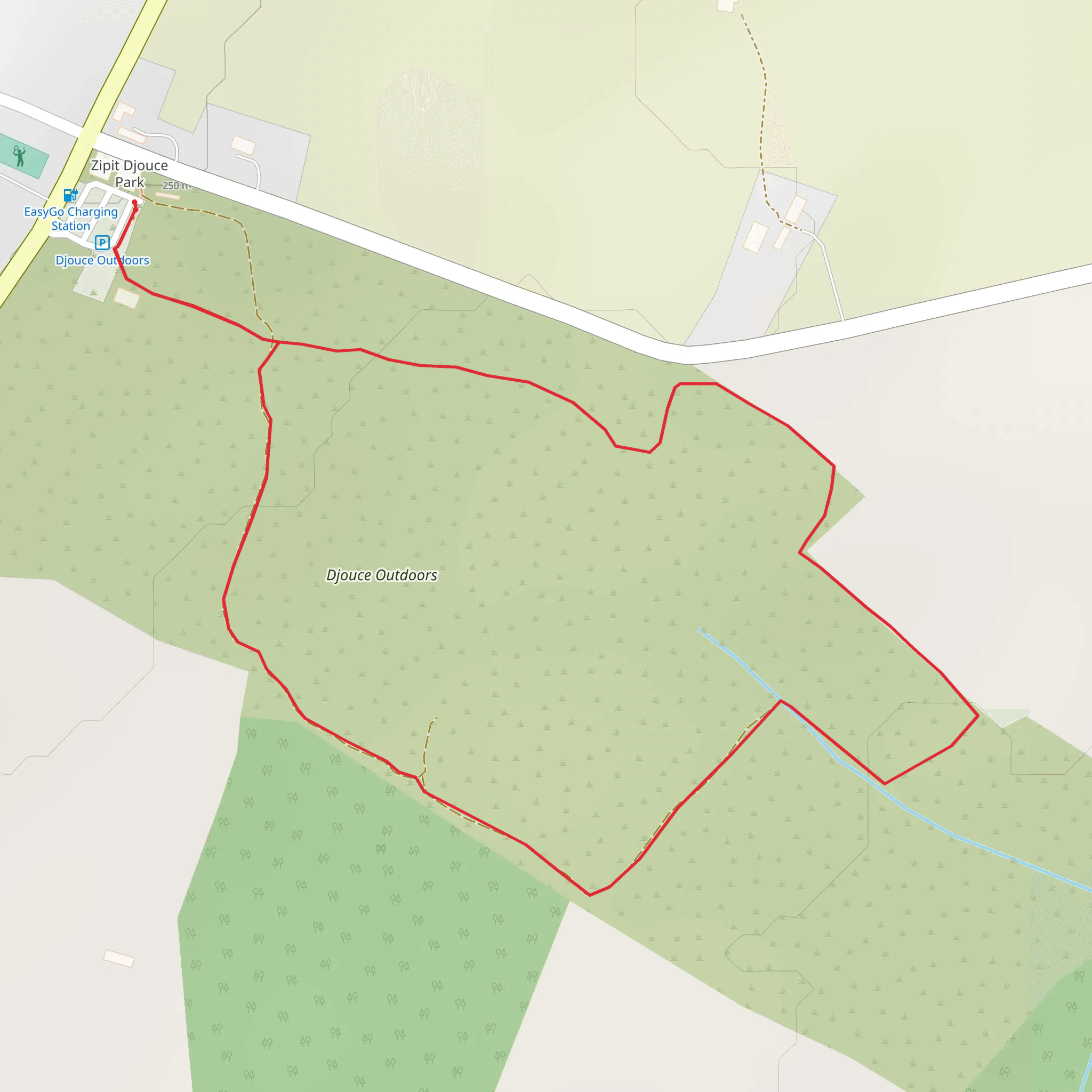 Ballinastoe Walking Trails – Mountain mobile static map