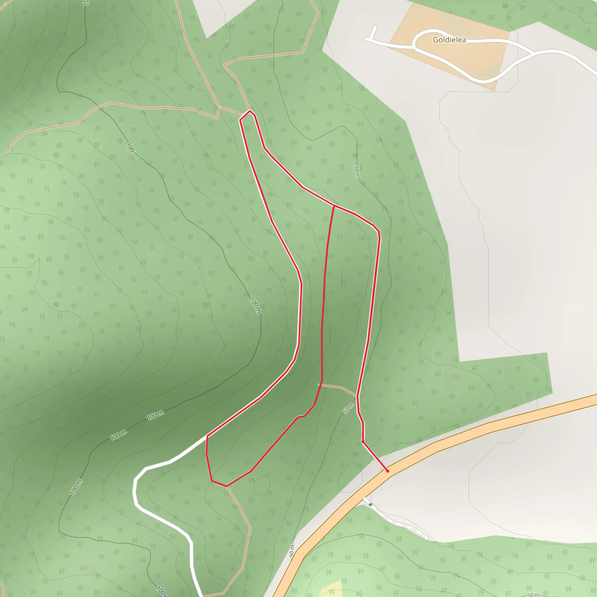 Flycatcher Loop Trail mobile static map