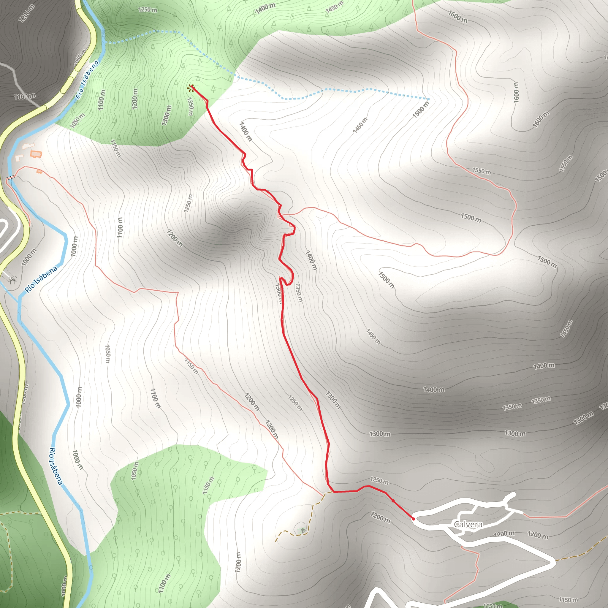 Calvera - Obarra Viewpoint PR HU 213 mobile static map