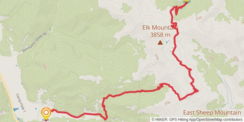 American Discovery Trail North Route stage 234 Map