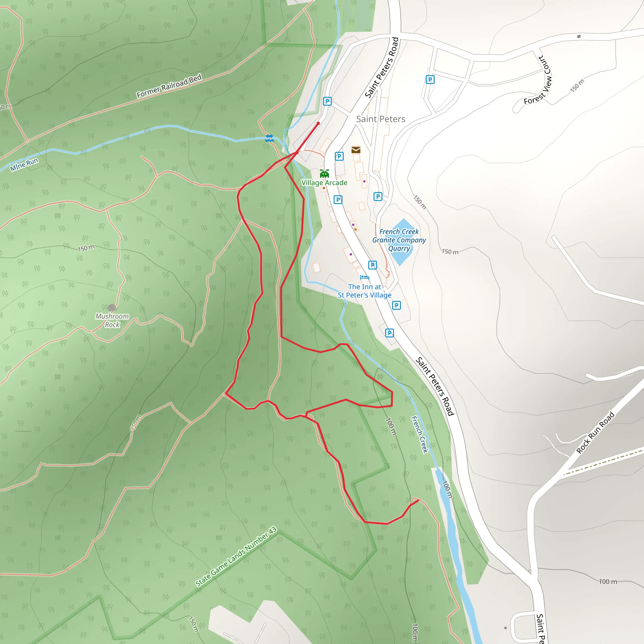 French Creek - Warwick mobile static map