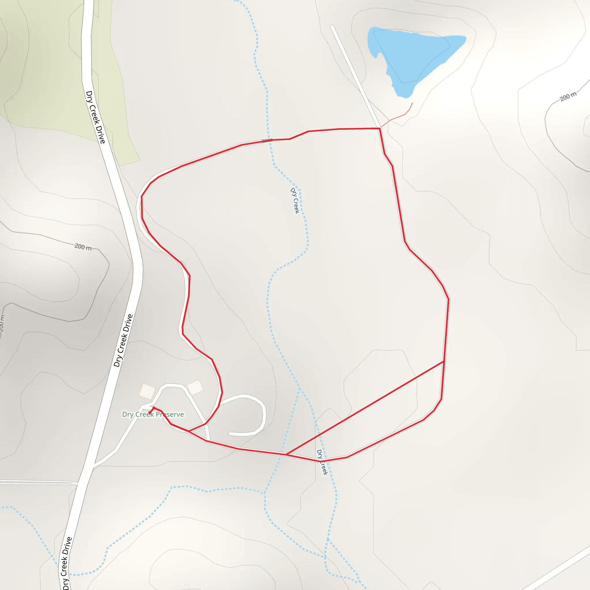 Dry Creek Loop mobile static map