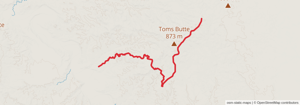 American Perimeter Trail - North Country Primary stage 251 Map