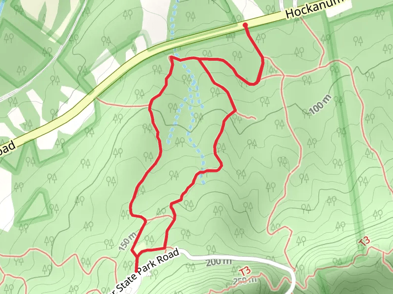 Conglomerate Rock Loop via Halfway House Trail