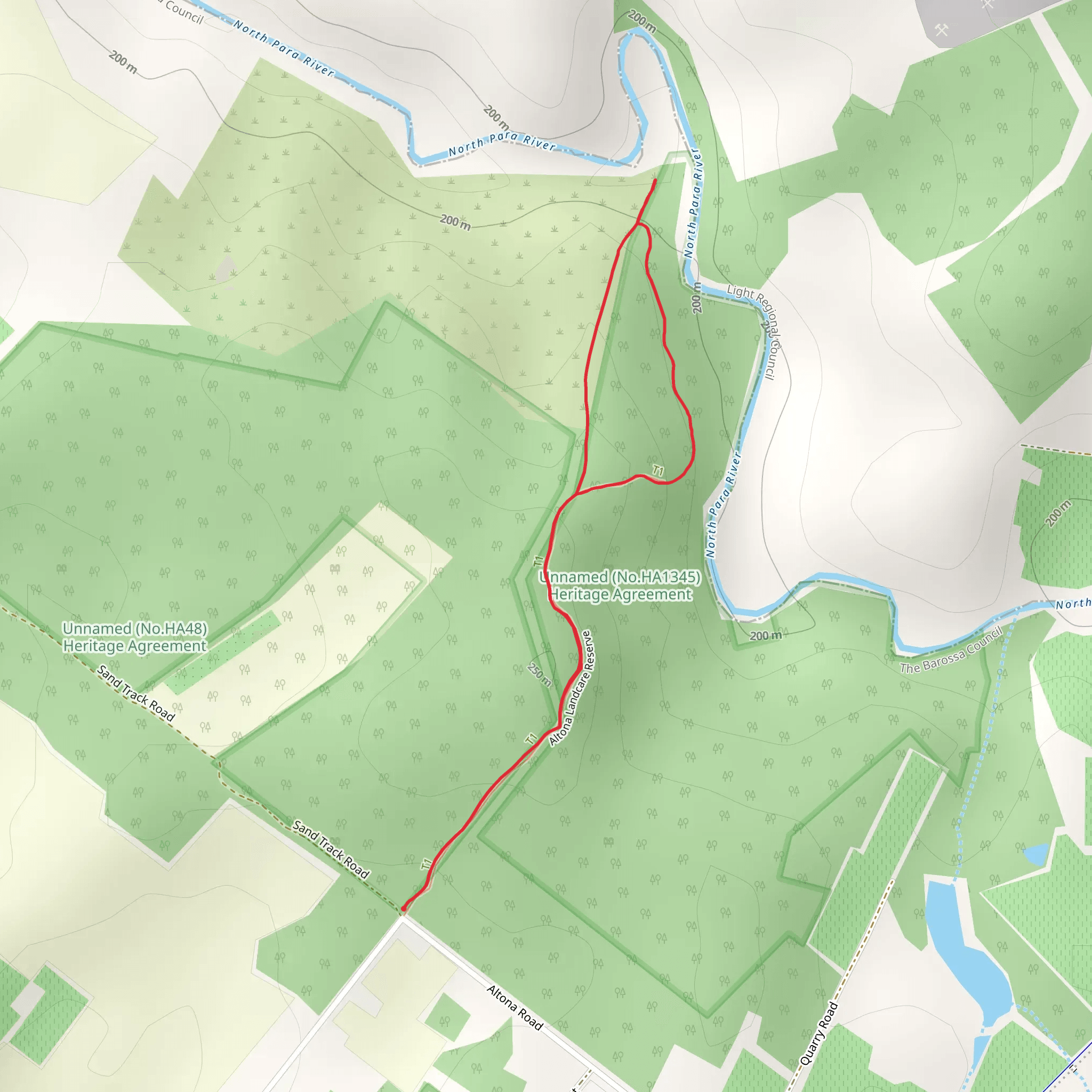 Altona CSR Landcare Reserve Walk mobile static map