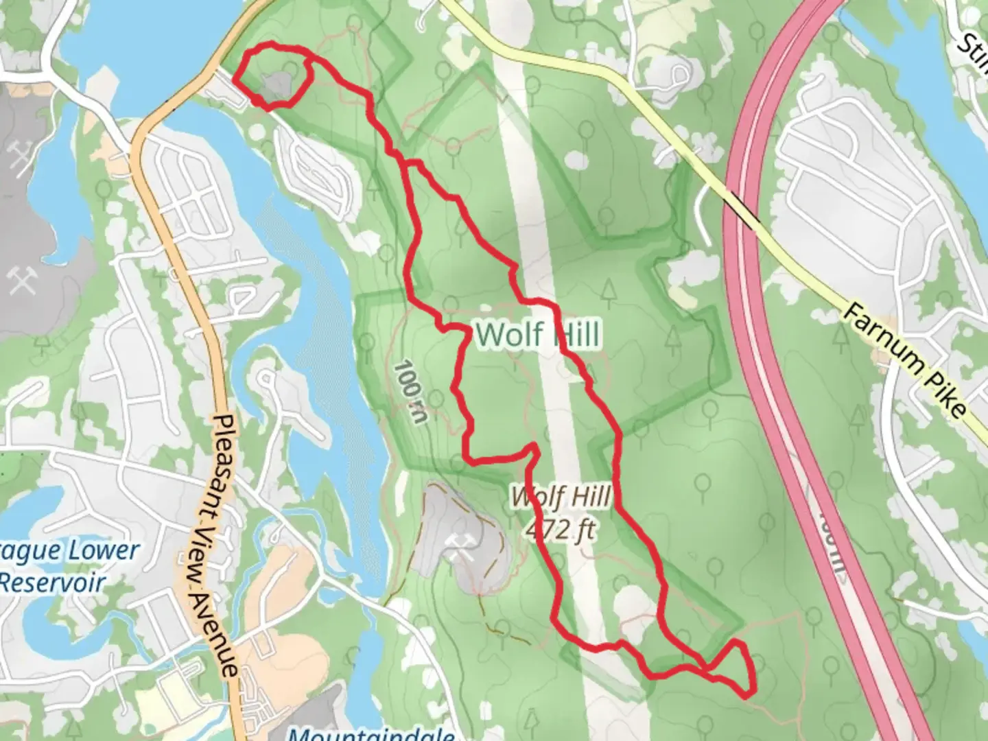 An image depicting the trail Ken Weber - Mary Mowry - World War 2 Memorial Loop Trail and its surrounding area.