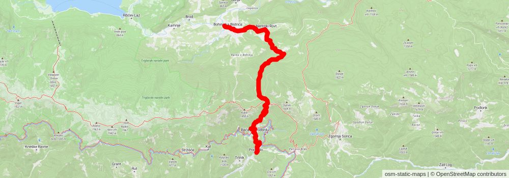 Juliana Trail stage 8 Map