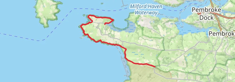 Wales Coast Path stage 52 Map