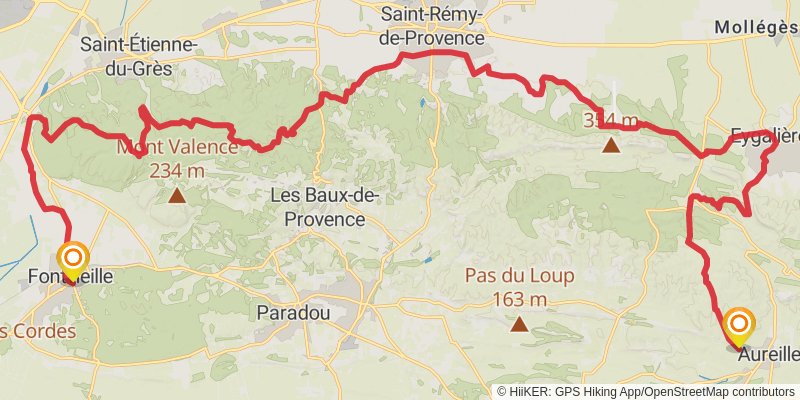 Via Aurelia alt 7 Map