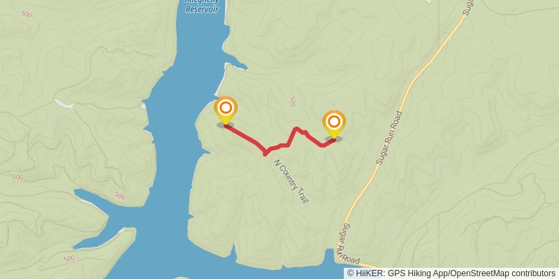 Tracy Ridge Loop alt 1 Map