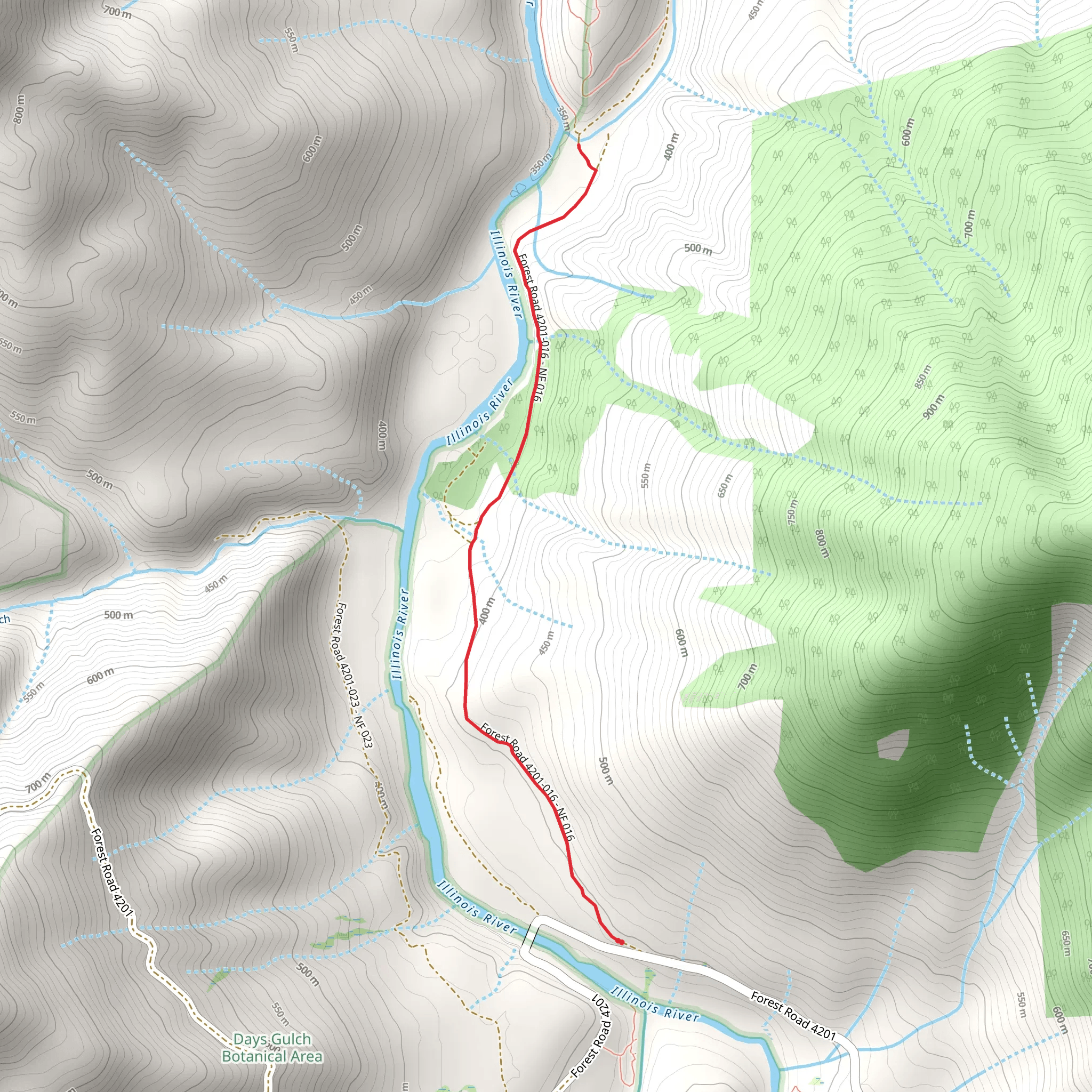 Illinois River and Deer Creek mobile static map