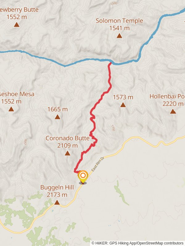 Colorado River via New Hance Trail