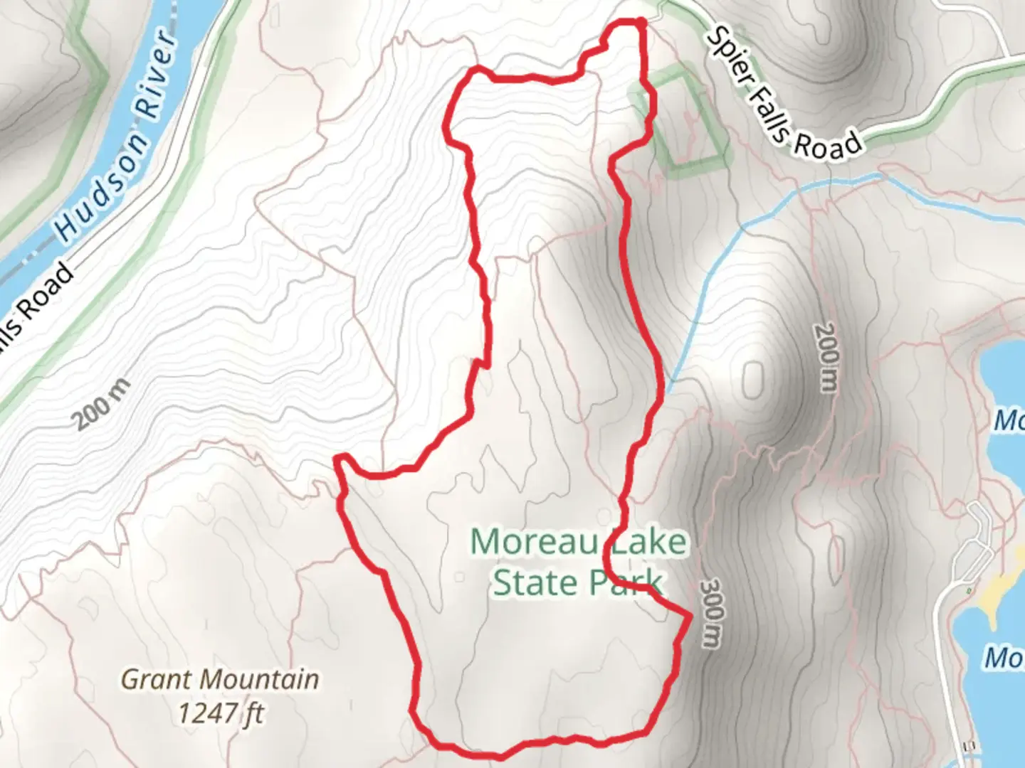 An image depicting the trail Western Ridge Trail and Baker Trail Loop and its surrounding area.