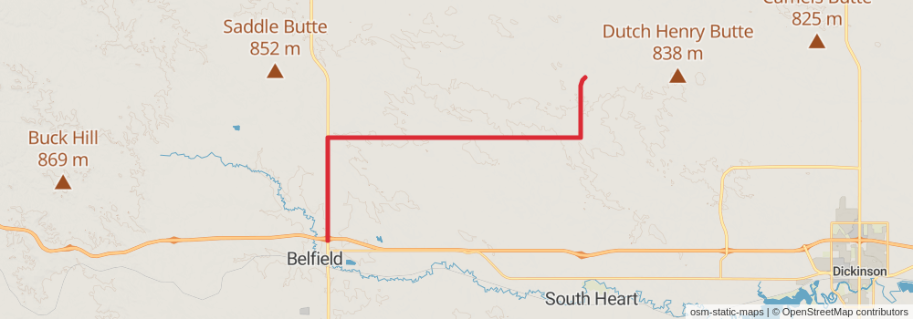 American Perimeter Trail - North Country Primary stage 248 Map