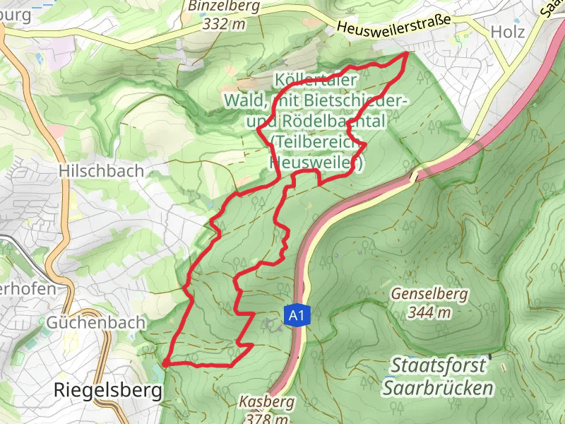 Frohn Wald Weg Loop
